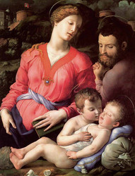 The Holy Family by Bronzino