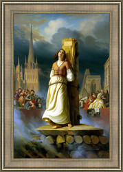 Saint Joan of Arc at the Stake by Herman Anton Shtilke