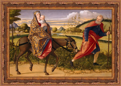 Flight into Egypt by Vittore Carpaccio