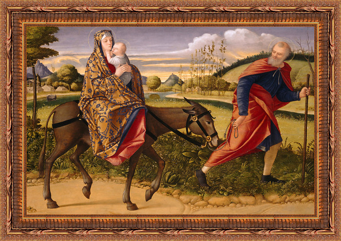 Flight into Egypt by Vittore Carpaccio