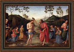 The Baptism of Christ by Pietro Perugino