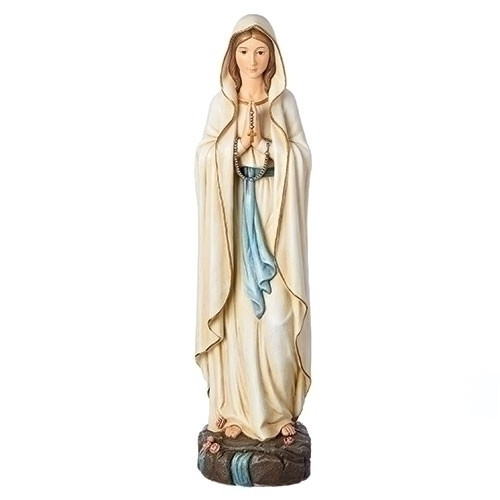 Our Lady of Lourdes 17"H Figure