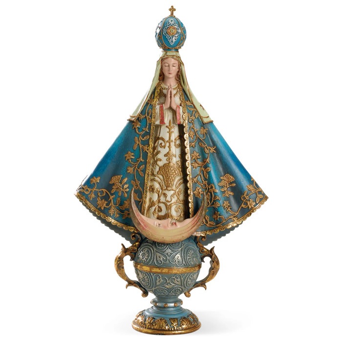 Virgin of San Juan De Lagos 14"H Figure