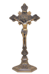 Cold Cast Bronze St. Benedict Crucifix