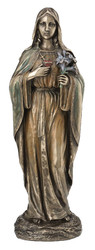 Immaculate Heart of Mary Statue (bronze or color)