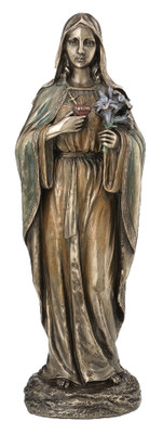 Immaculate Heart of Mary Statue (bronze or color)