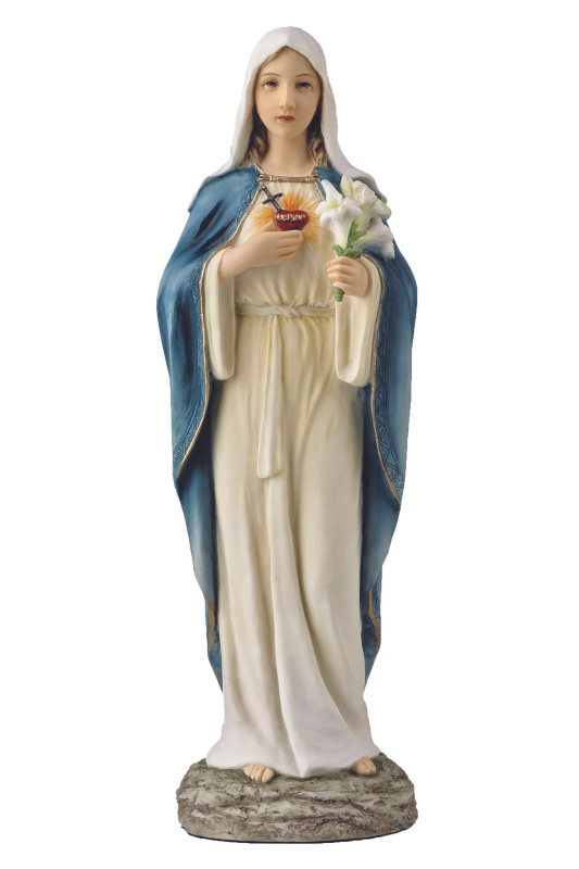 10" Immaculate Heart of Mary Statue