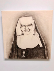 Mother Angelica Smiling Canvas Print