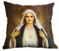 Sacred Heart of Jesus & Immaculate Heart of Mary Double-sided Pillow