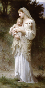 Innocence Stretched Canvas Print