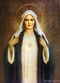 Immaculate Heart of Mary Stretched Canvas Print