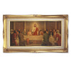 The Last Supper by Chambers Print in Gold-Leaf Ornate Frame