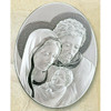 Holy Family Sterling Silver on Wood   