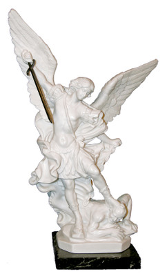 St. Michael Statue 9.5" - MADE IN ITALY