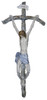 Papal Crucifix by Ado Santini  24.5" - MADE IN ITALY