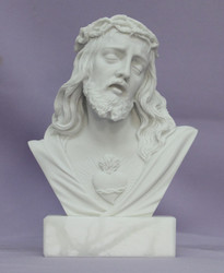 Sacred Heart of Jesus Bust 5" - Made in Italy