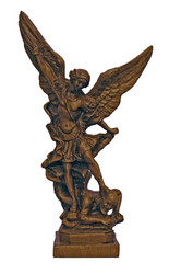 St. Michael statue 8.5" - Made in Italy