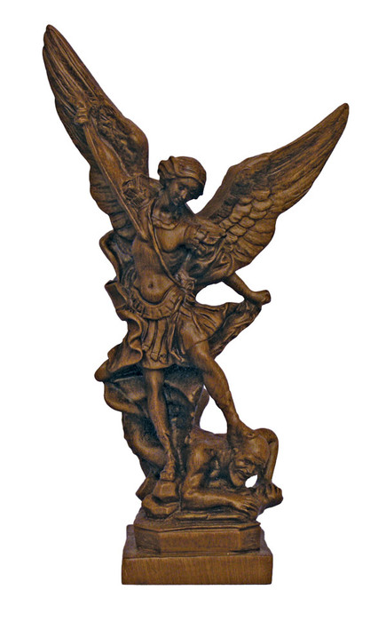 St. Michael statue 8.5" - Made in Italy