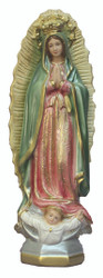 Our Lady of Guadalupe Statue 12" - Made in Italy
