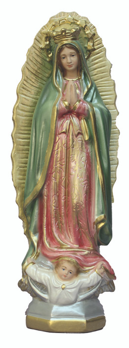 Our Lady of Guadalupe Statue 12" - Made in Italy