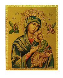 Our Lady of Perpetual Help Plaque - Made in Italy