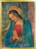 Praying Virgin Florentine Plaque by Pintoriccho - Made in Italy