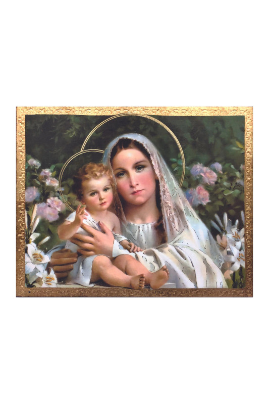 Madonna & Child by Simeone Florentine Plaque
