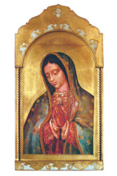 Our Lady of Guadalupe Florentine Plaque