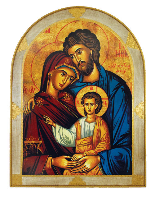 Holy Family Florentine Plaque - 23x31" - Made in Italy