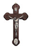 8¾ Wooden Crucifix with Medallion