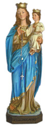 Our Lady of the Rosary statue - 11" - Made in Italy