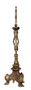 Standing Double Sided Crucifix - antique brass - Made in Italy