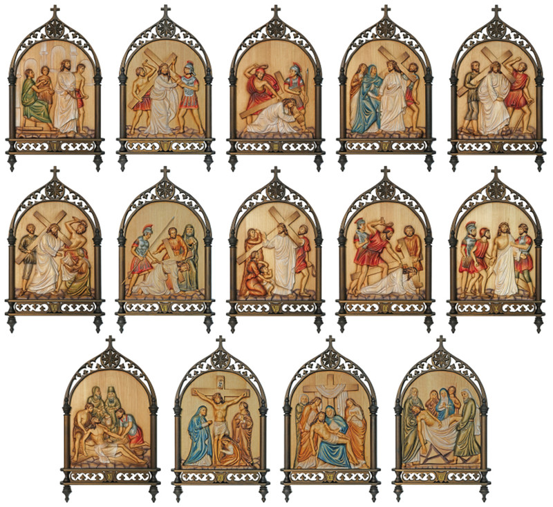Stations of the Cross (Gothic Style) 789 Stations of the Cross (Gothic Style) 789