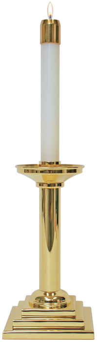 Brass Altar Candlestick 1350