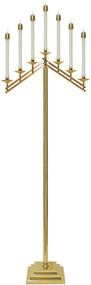Brass Floor Candelabra K1356