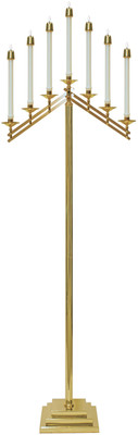 Brass Floor Candelabra K1356