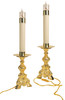 Electrified Altar Candlestick (Gold-plated) K862
