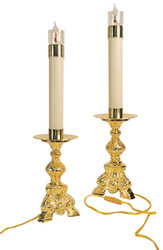 Electrified Altar Candlestick (Gold-plated) K862