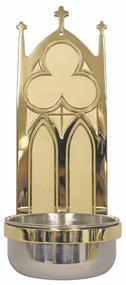 Brass with Stainless Steel Bowl Holy Water Font K247