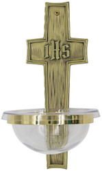 Brass Holy Water Font K242