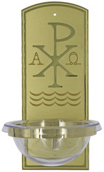 Brass Holy Water Font K240