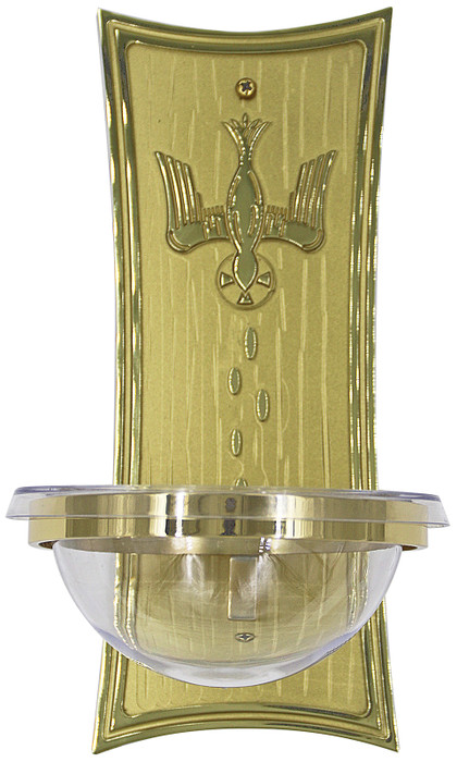 Brass Holy Water Font K243