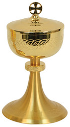 Ciborium (engraved celtic design, 24k gold plated) 973