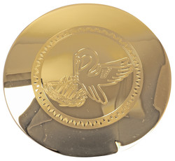 24k Gold Pated Scale Paten