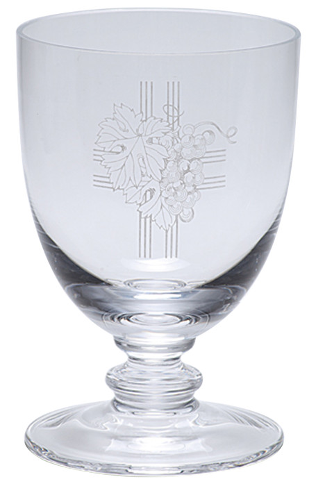 Imported Crystal Chalice & Paten Set K1250