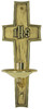 Two-Tone Brass Candle Holder K168