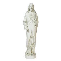 Sacred Heart of Jesus 36.5"H - Fiberglass
