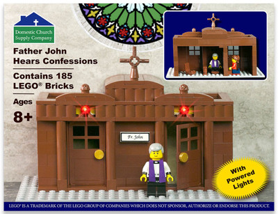 Father John Hears Confessions Lego Set