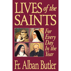 Lives of the Saints by Alban Butler book cover