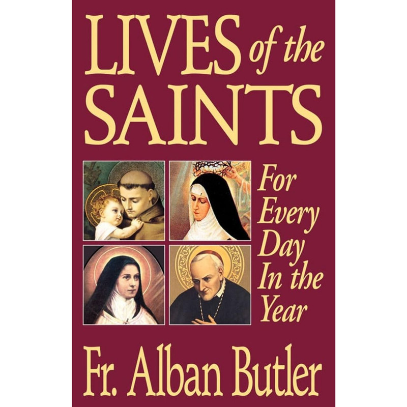 Lives of the Saints by Alban Butler book cover